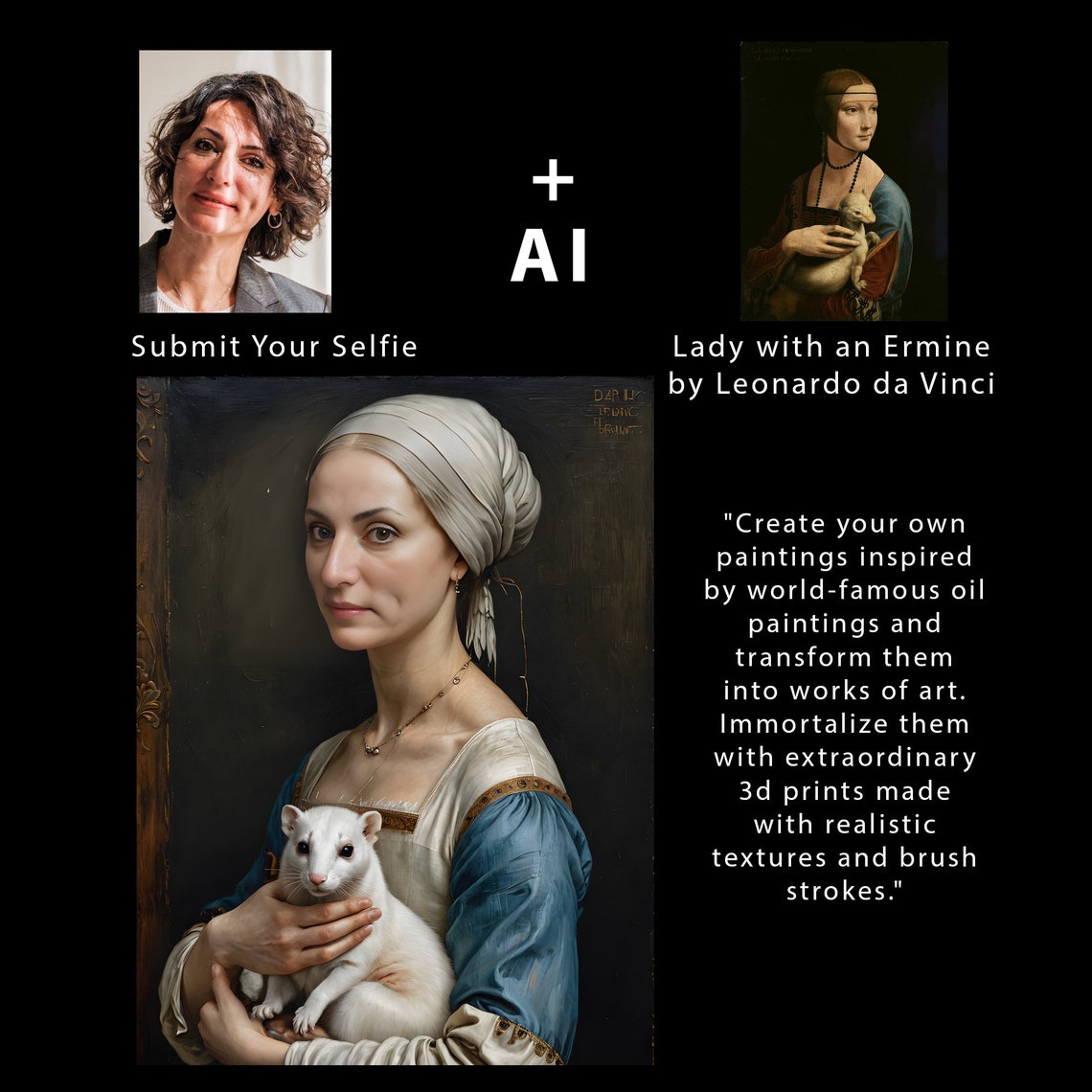 Custom Ai Generated Portrait Turn Your Photo Into A Unique Work Of Art - Image 2