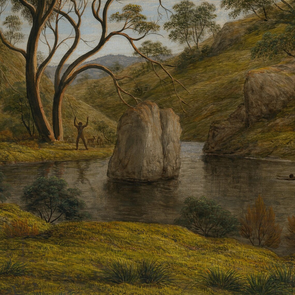 John Glover Bath of Diana Van Diemens Land Tasmania River Poster - Image 2