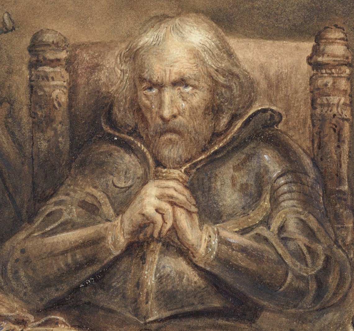 Ary Scheffer Eberhard of Wurttemberg Mourning Son Scene Poster - Image 3