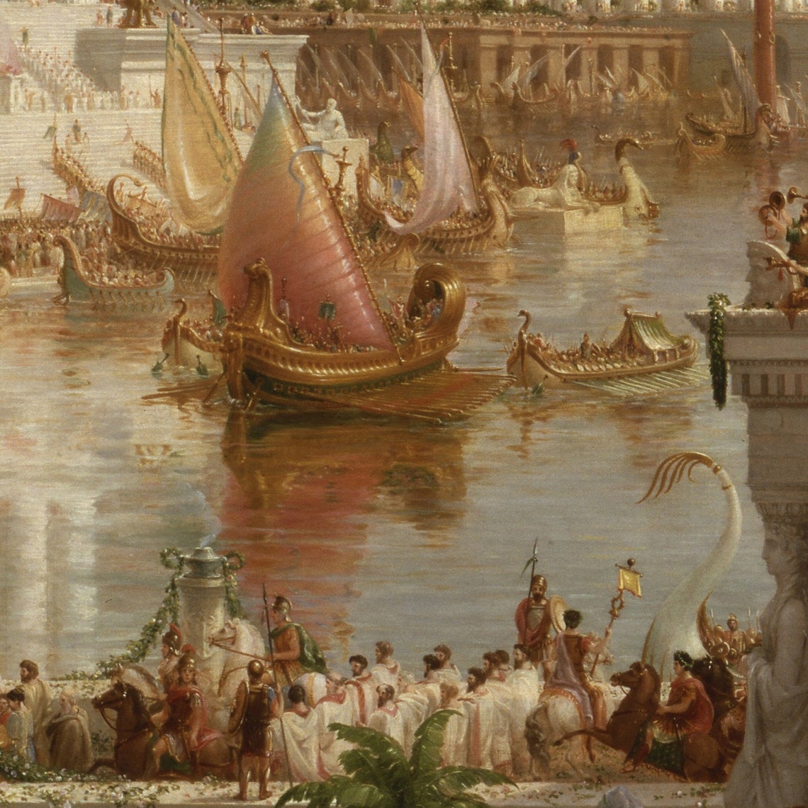 Thomas Cole The Course of Empire Grand Ancient Roman City Poster - Image 2