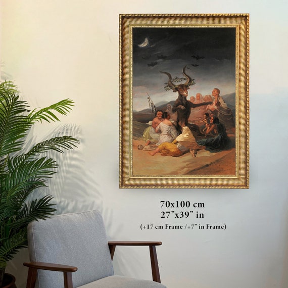 Witches Sabbath by Francisco Goya Art Print