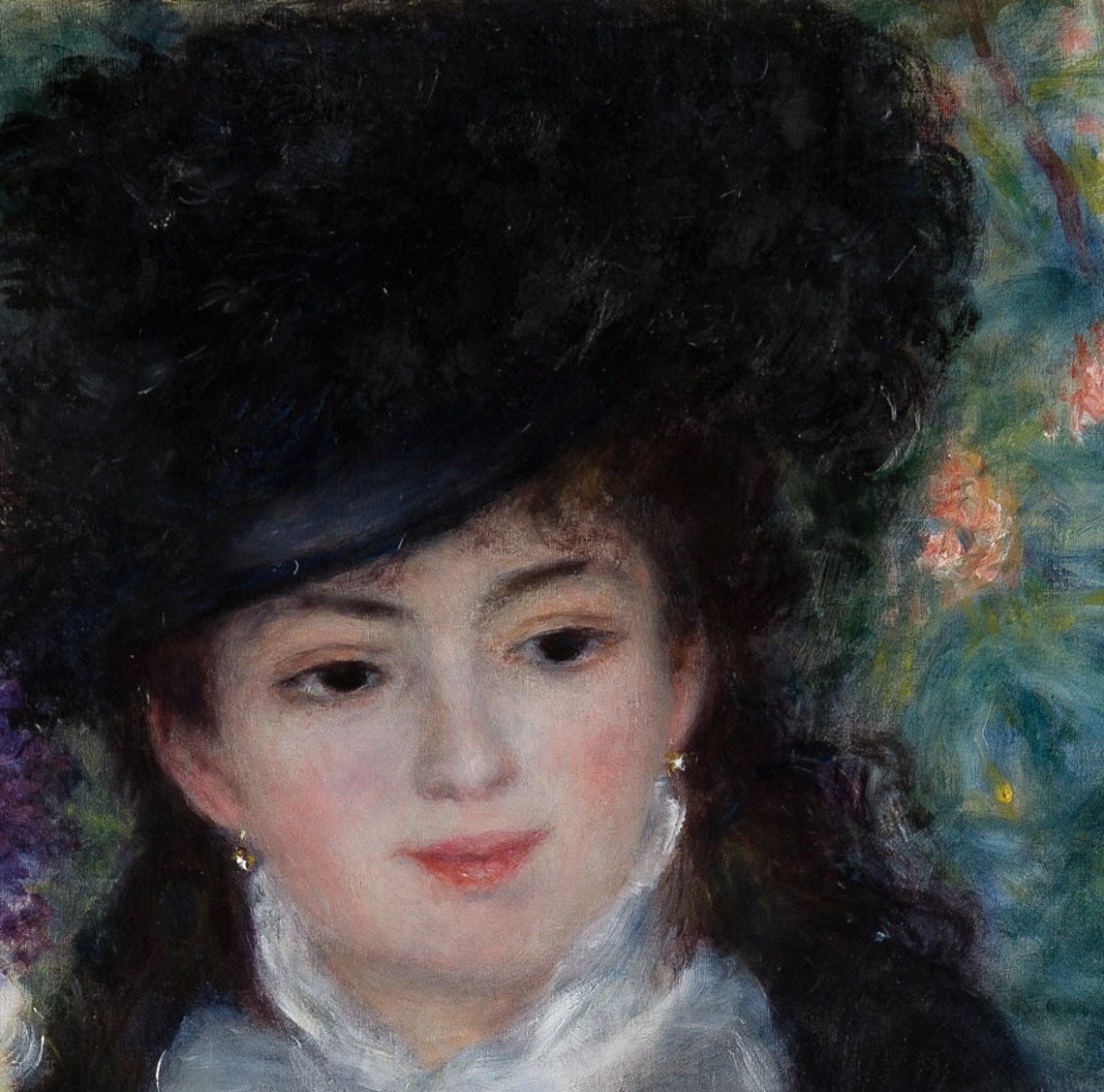 Renoir After the Luncheon Cafe Table Scene with Friends Poster - Image 3