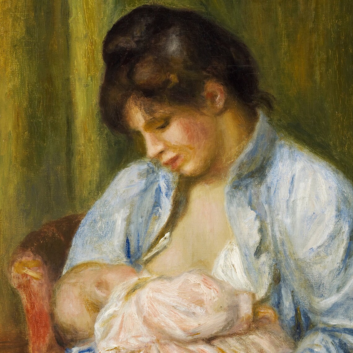 Pierre Auguste Renoir Tender Motherhood Nursing Child Poster - Image 3