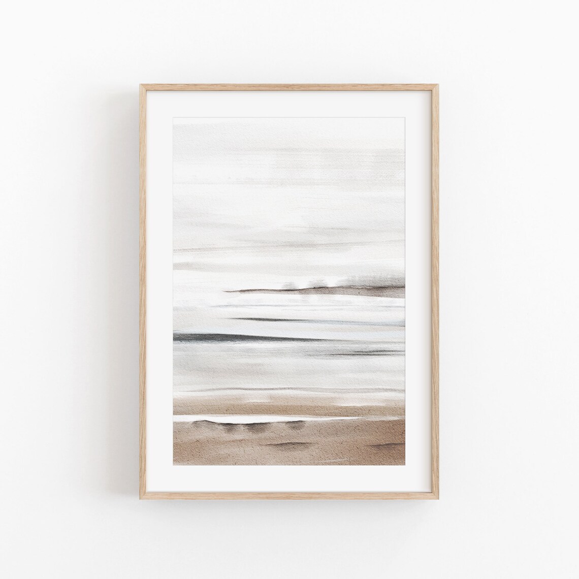 Watercolor Abstract Minimalist Poster, Modern Decor