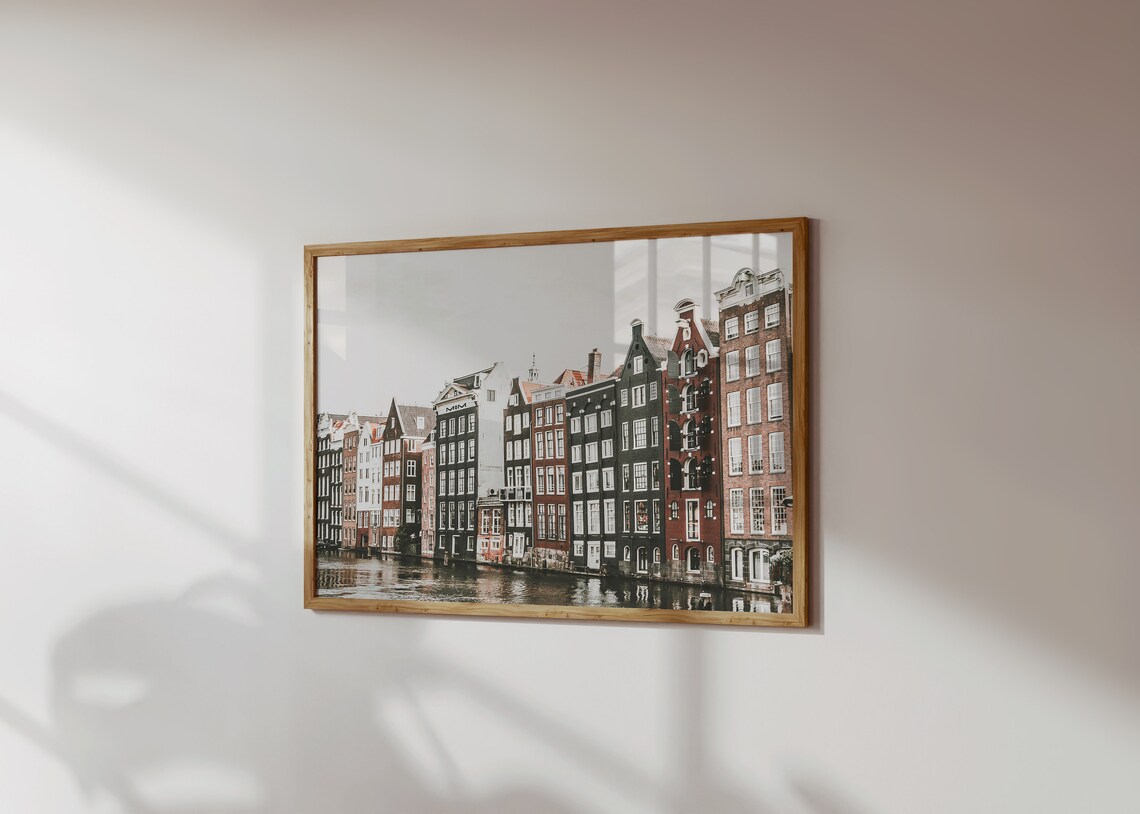 Amsterdam City Print, Netherlands Travel Poster - Image 3