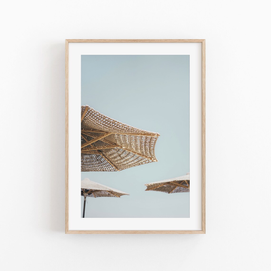 Positano Beach Travel Poster, Mediterranean Decor