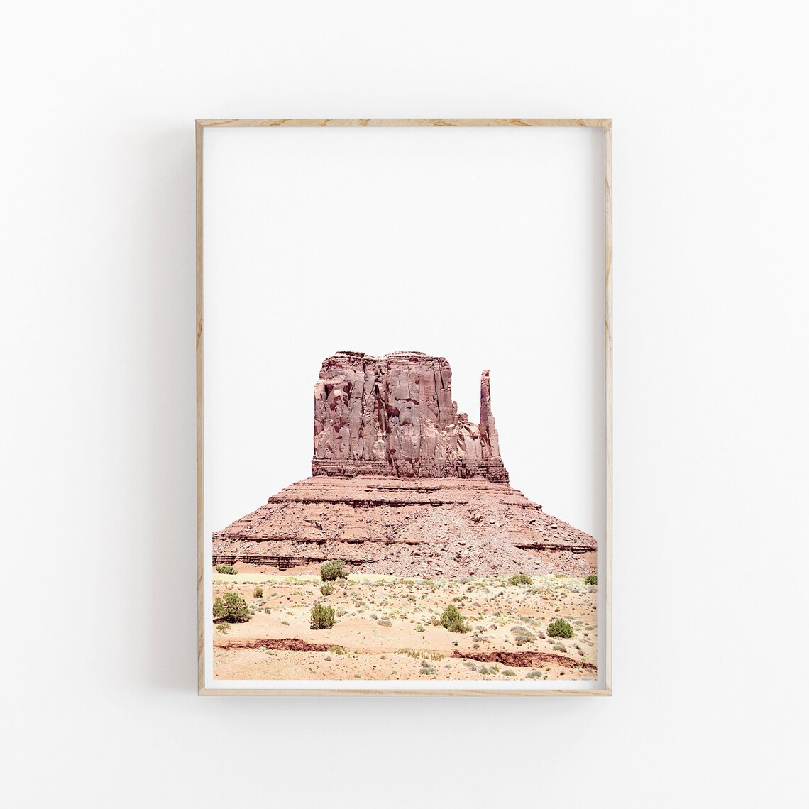 Desert Southwestern Travel Poster, Boho Art Print