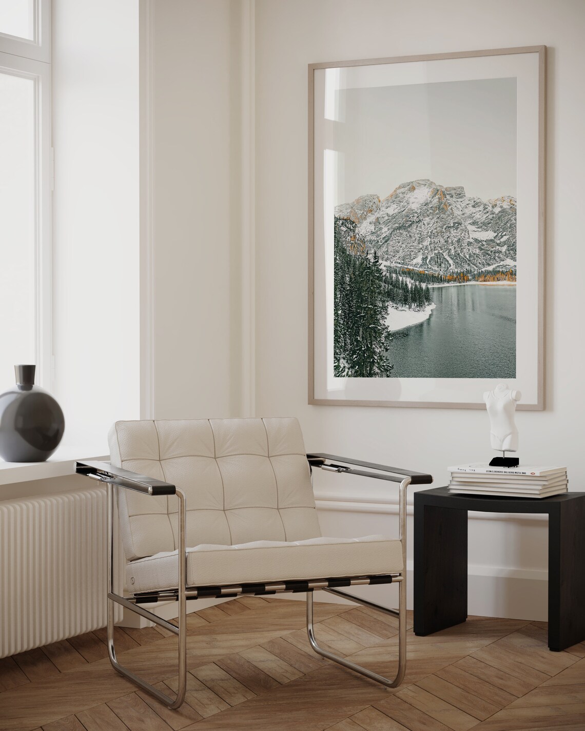 Mountain Print, Modern Minimalist Poster Art - Image 2