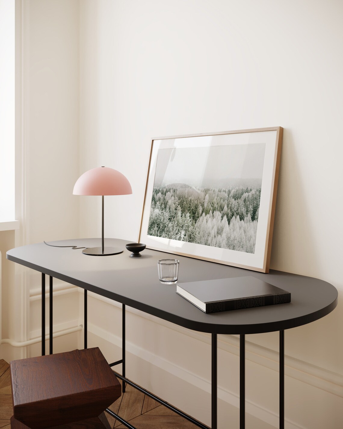 Pine Tree Print, Modern Minimalist Nature Poster - Image 3