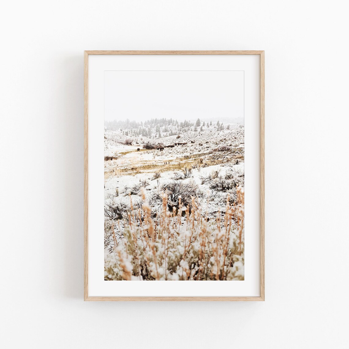Nature Print, Modern Minimalist Tree Poster - Image 3