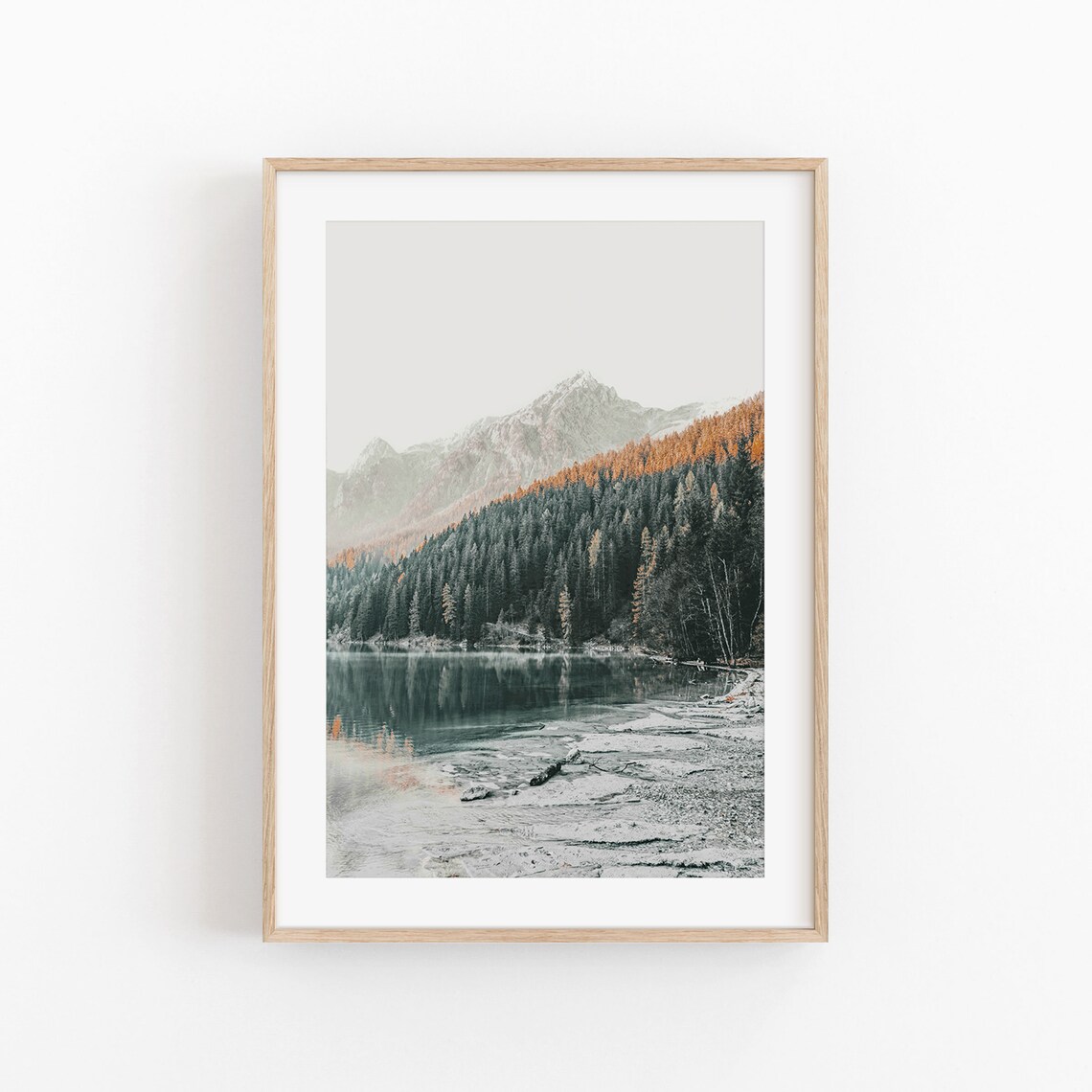 Mountain Print, Minimalist Modern Landscape Art