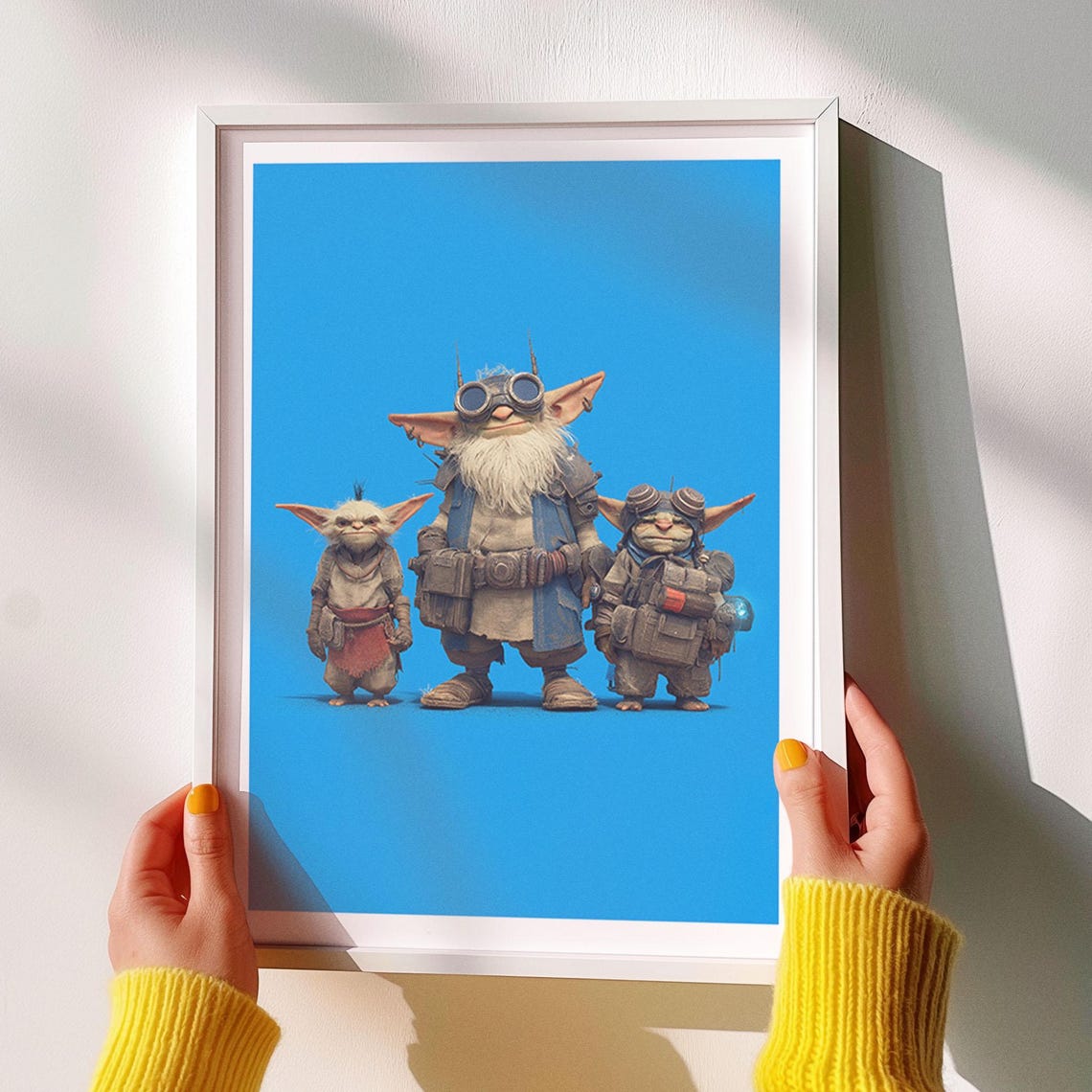 Goblins On A Mission Whimsical Fantasy Poster Print