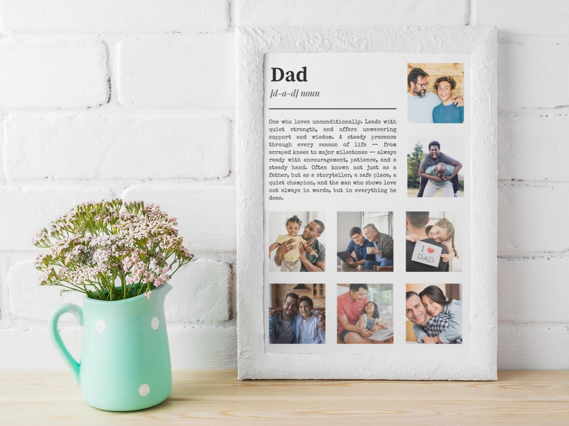 Personalised Dad Photo Collage, Fathers Day Gift - Image 3