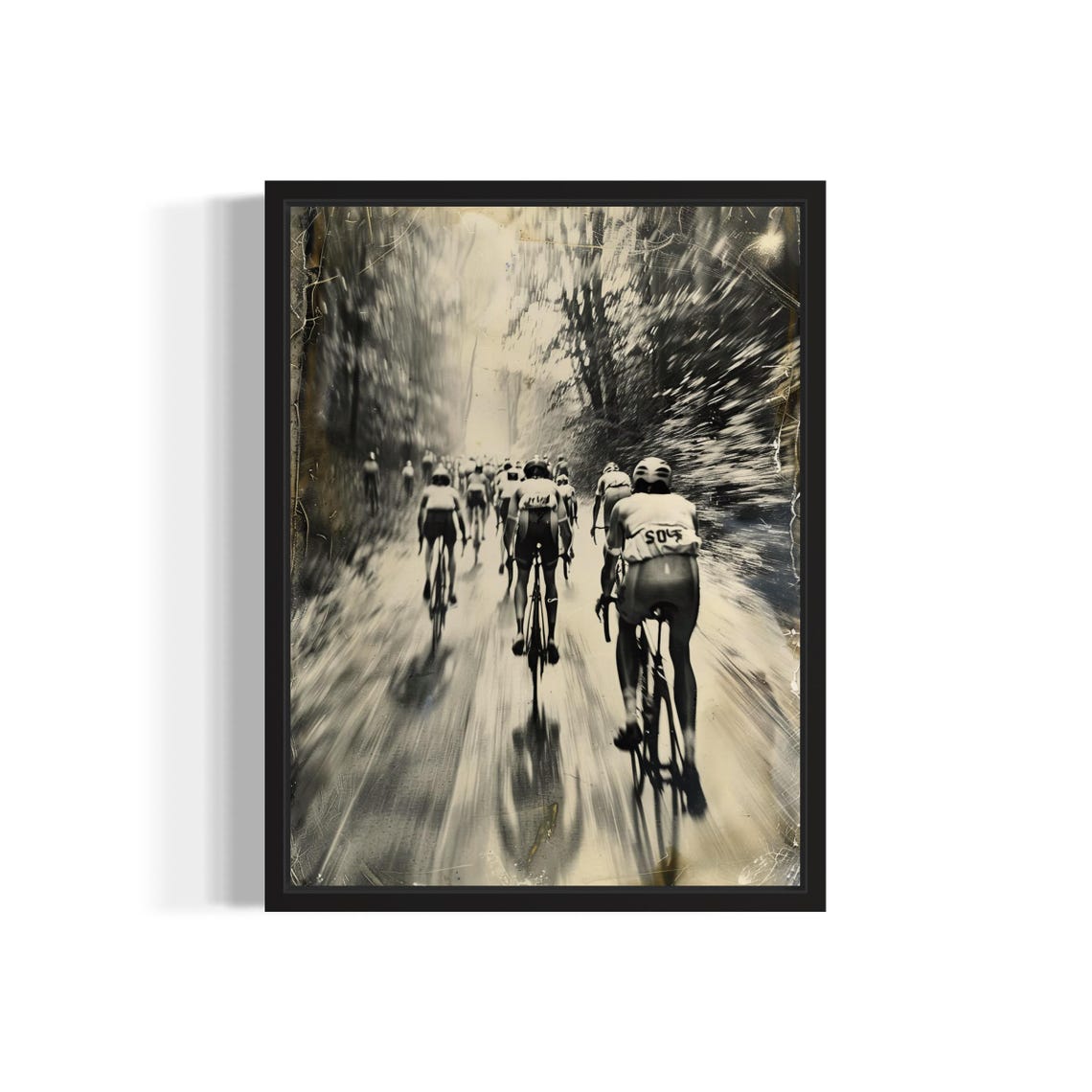 Bicycle Race Poster Art Print Vintage Gothic Wall Art Painting Decor Photo