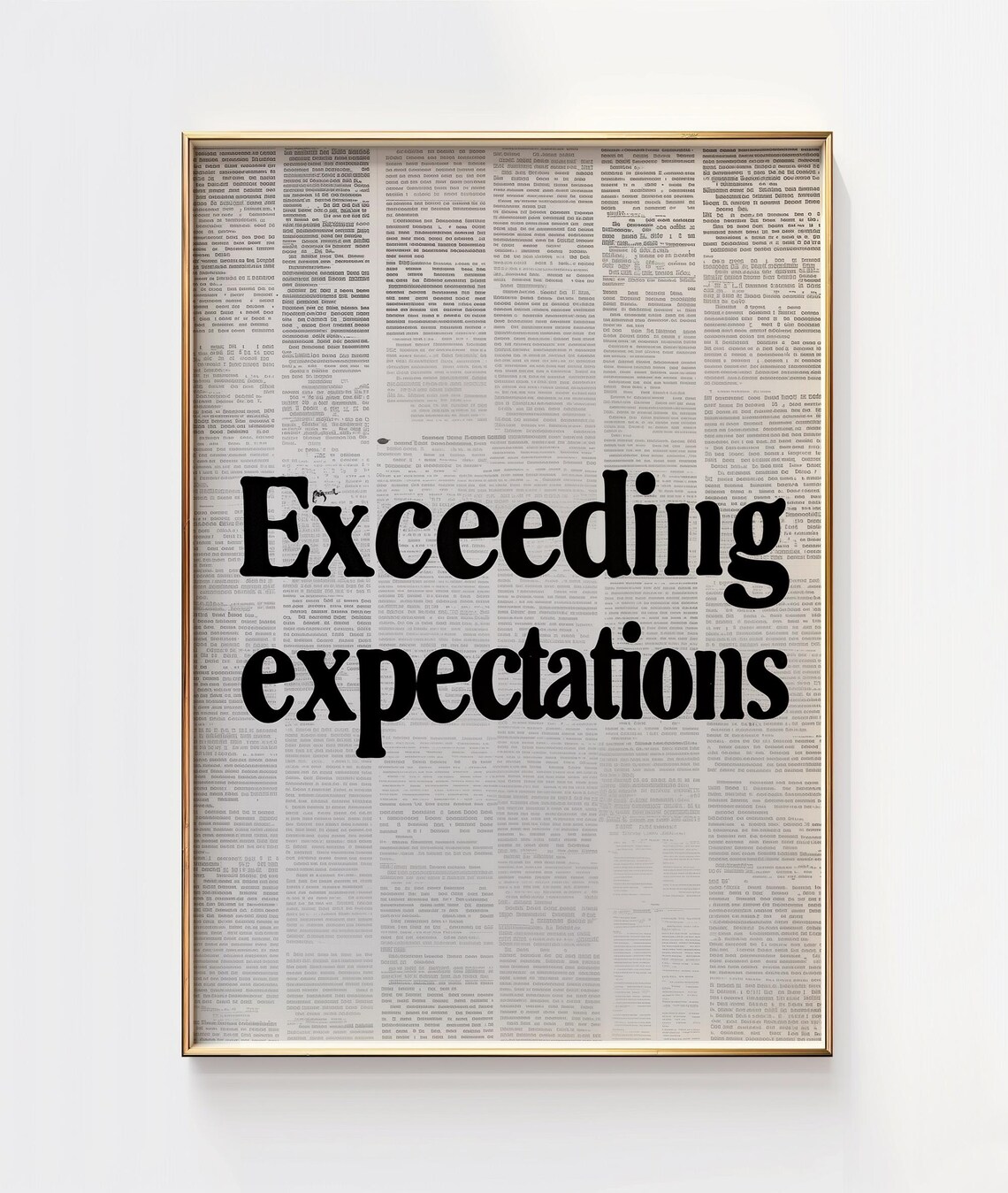 Exceeding Expectations Typo Poster Law Of Attraction Affirmation
