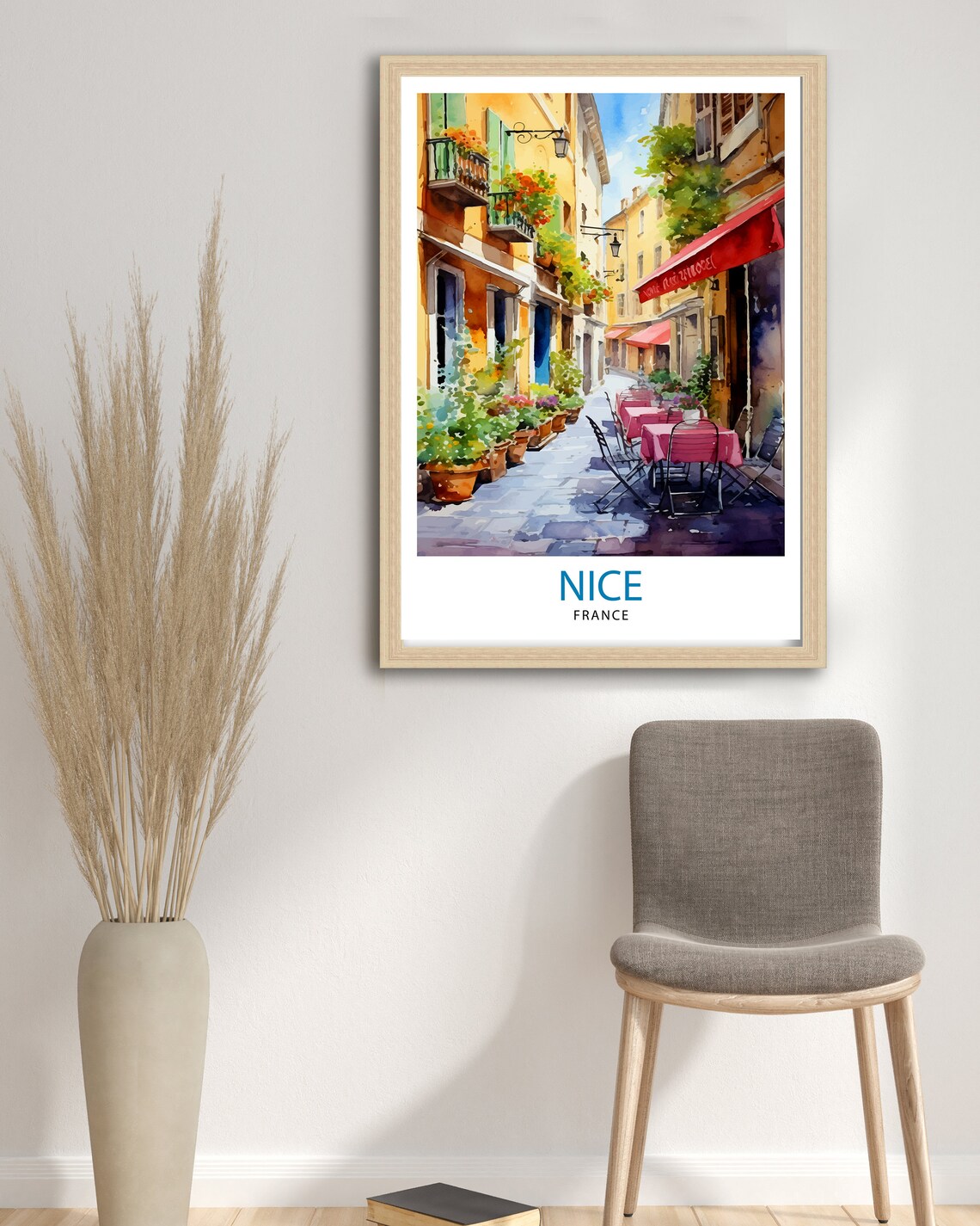 Nice France French Riviera Decor Travel Poster - Image 3