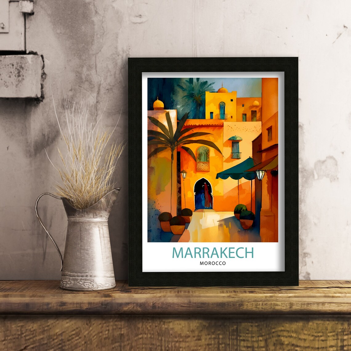 Marrakech Travel Poster, Morocco Wall Art - Image 2