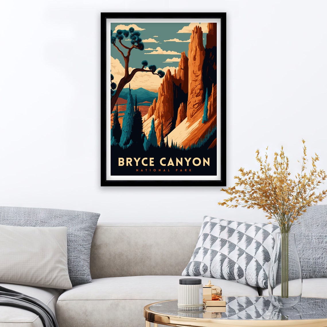 Bryce Canyon National Park Utah Hoodoo Amphitheater Art Poster - Image 2