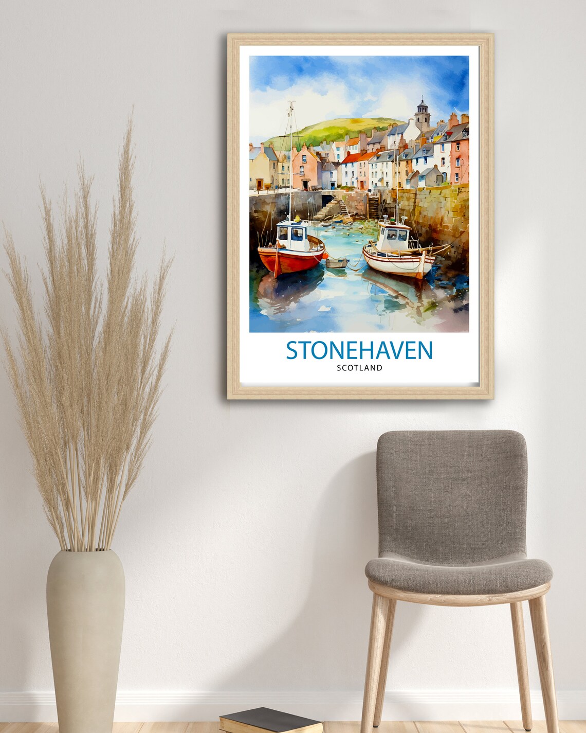 Stonehaven Scotland Travel Poster, Place Wall Decor - Image 3