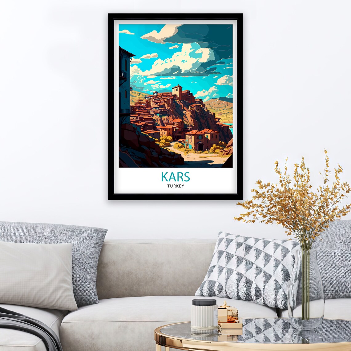 Kars Turkey Travel Poster, Europe Home Decor - Image 2