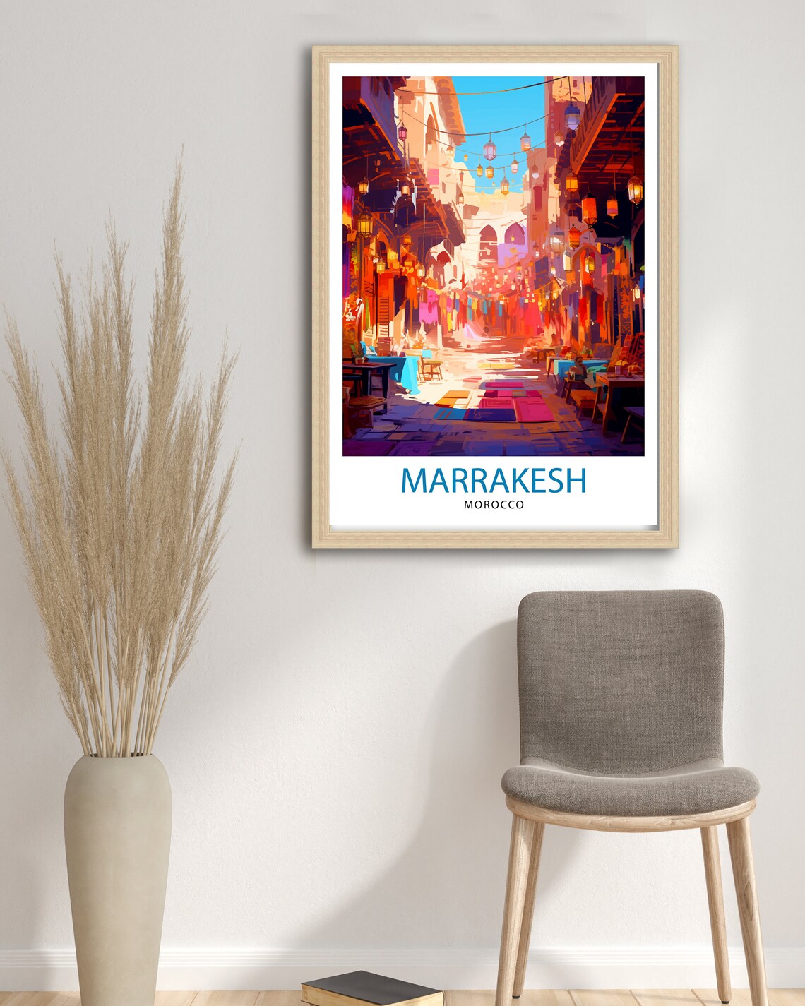 Marrakesh Morocco Travel Print Travel Poster - Image 2