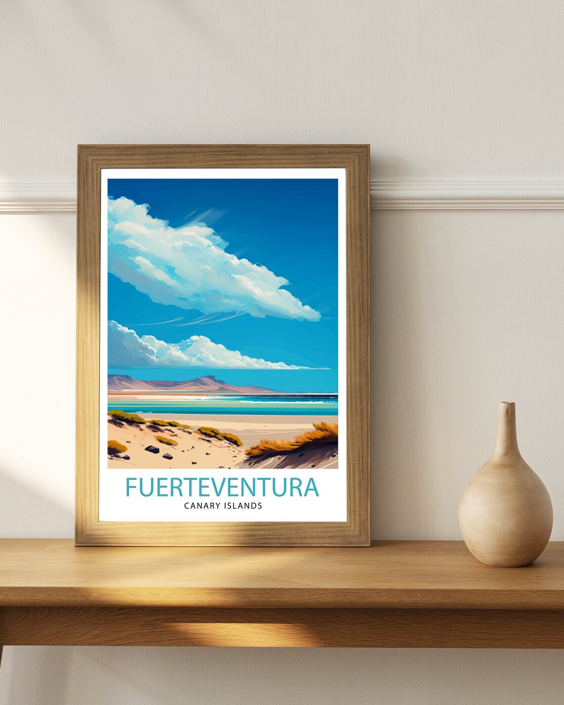 Fuerteventura Canary Islands Travel Poster, Spain - Image 2