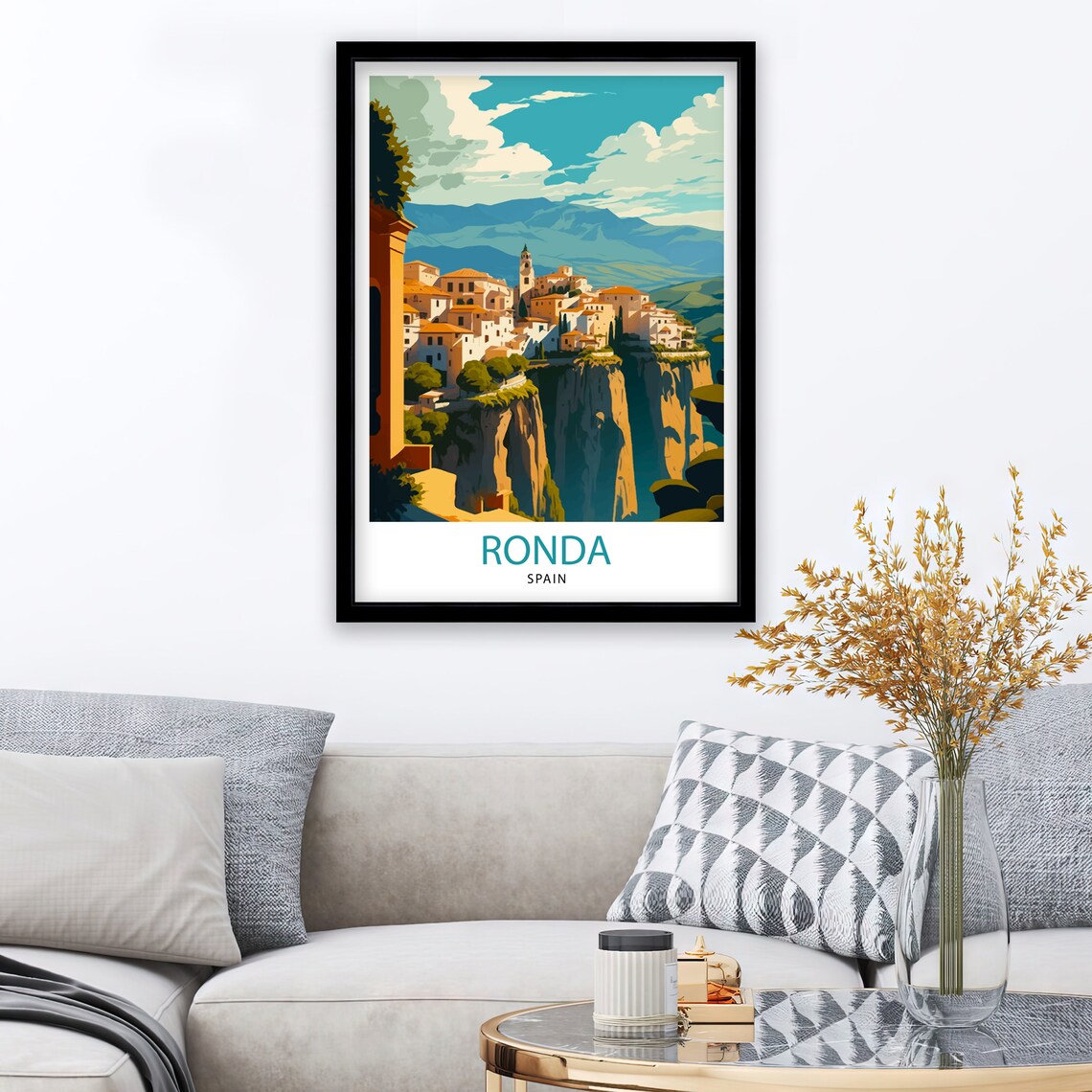 Ronda Spain Travel Poster, Europe Wall Decor - Image 2