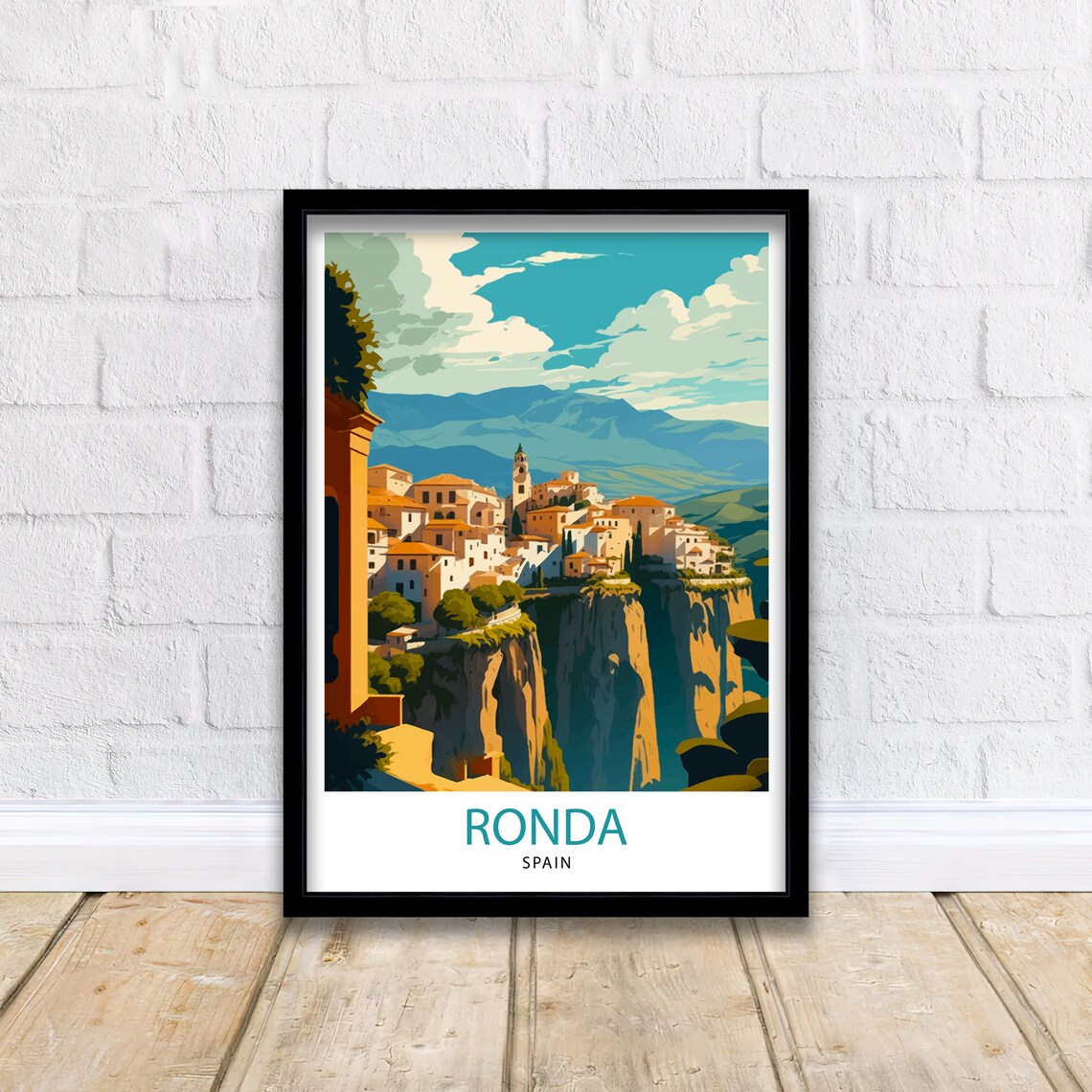 Ronda Spain Travel Poster, Europe Wall Decor - Image 3