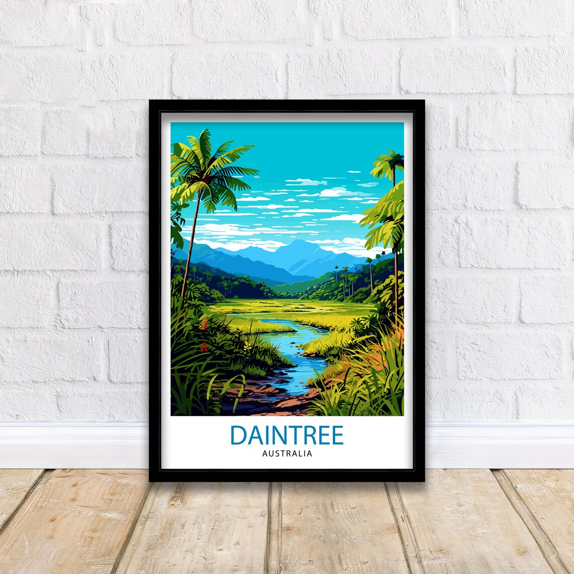 Daintree Australia Travel Poster, Tropical Nature - Image 2