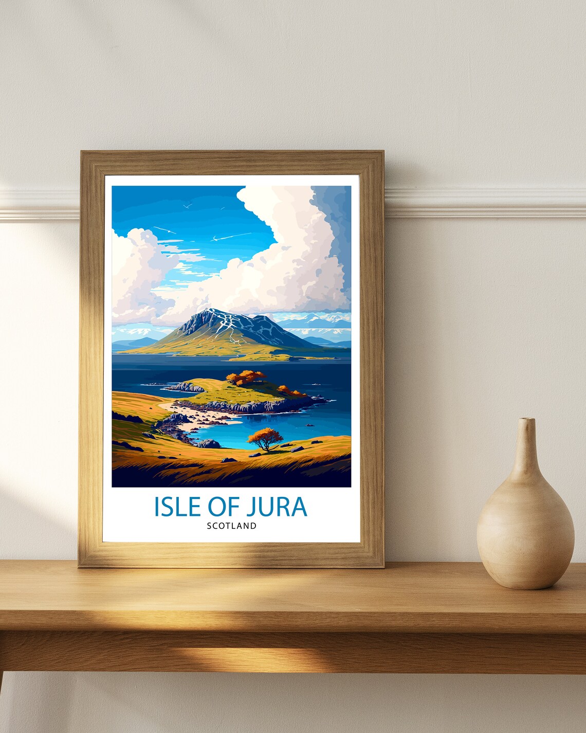 Isle of Jura Scotland Travel Poster, Jura Decor - Image 2
