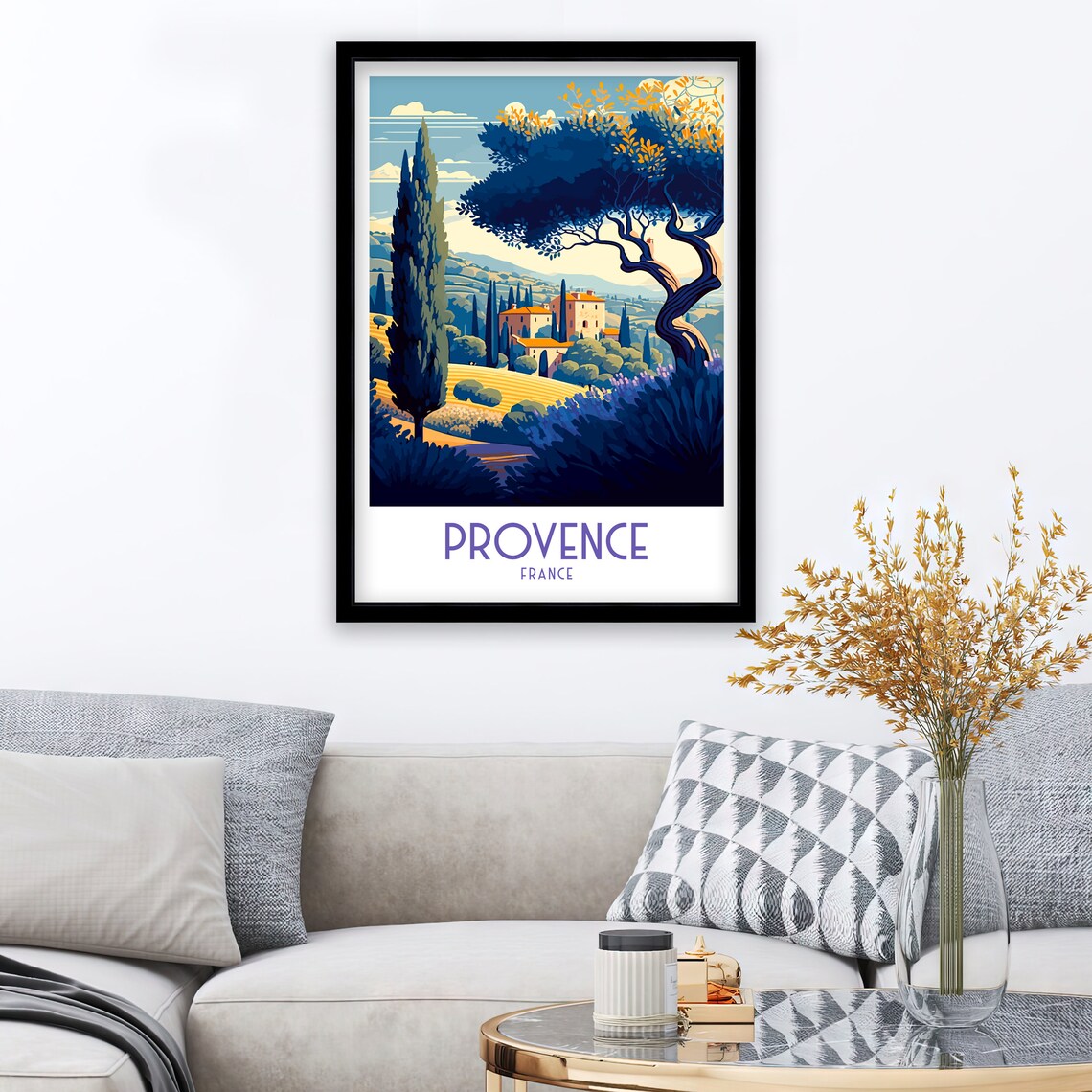 Provence Travel Poster, France Wall Art Print - Image 2