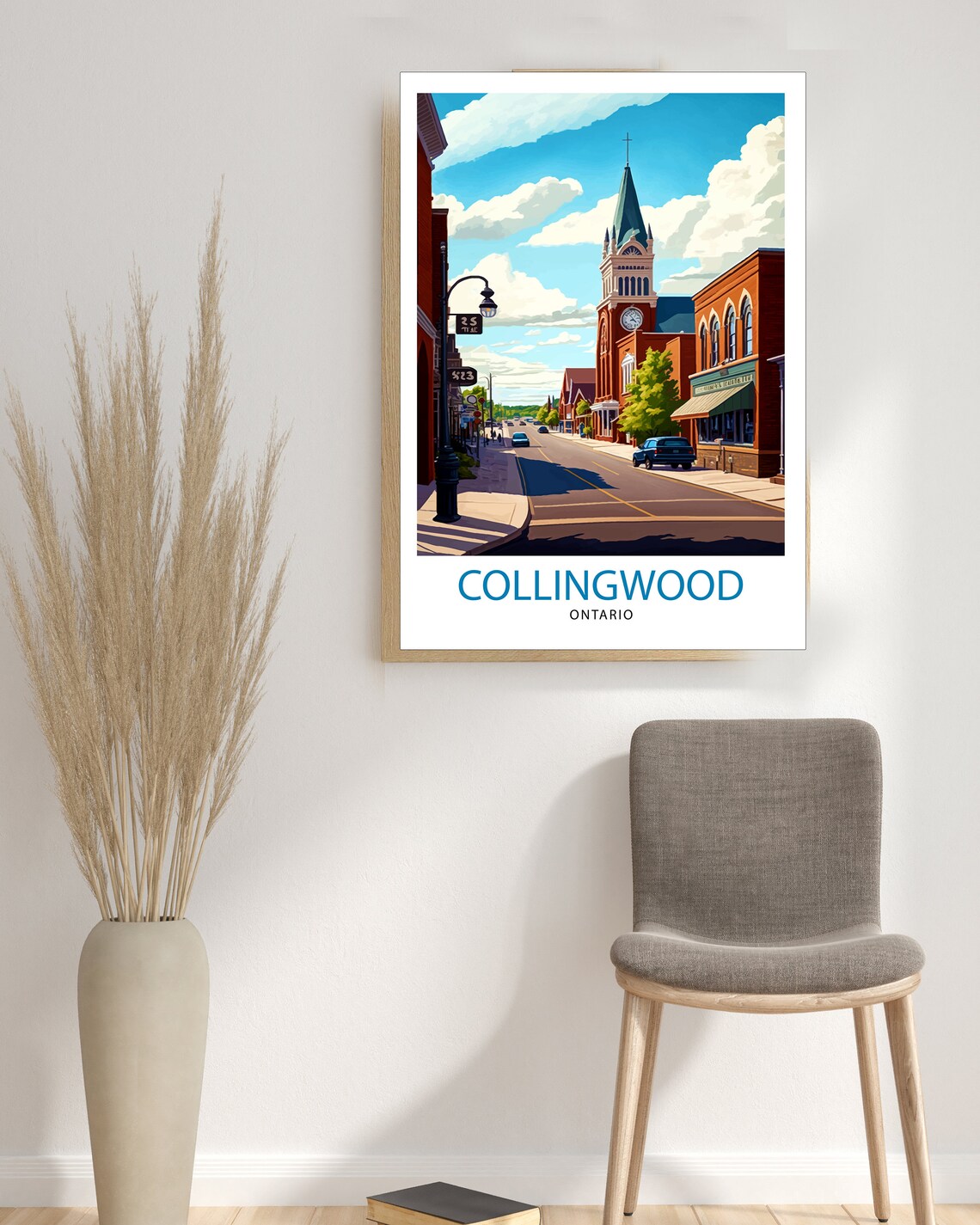Collingwood Ontario Travel Poster, Place Decor - Image 3