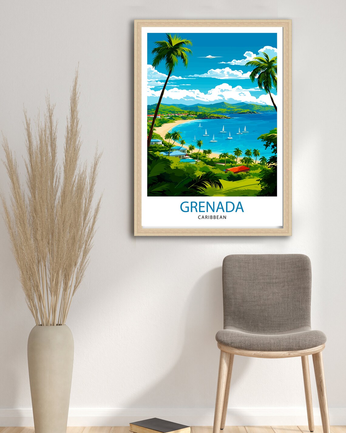 Grenada Caribbean Travel Poster, Wall Decor - Image 3