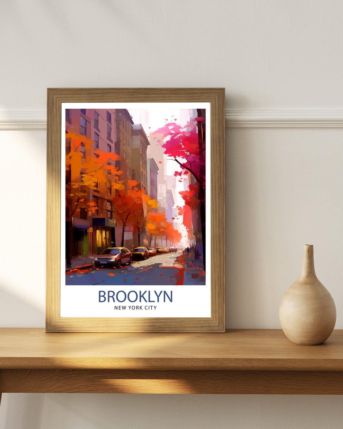Brooklyn New York City Travel Poster, Brooklyn Decor - Image 3