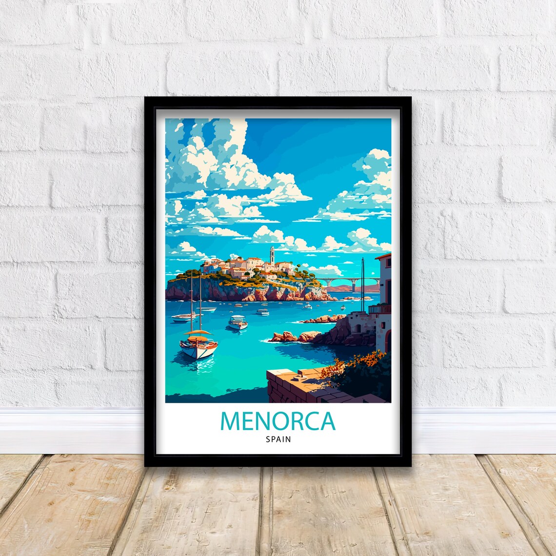 Menorca Travel Poster, Spain Home Decor Print - Image 2