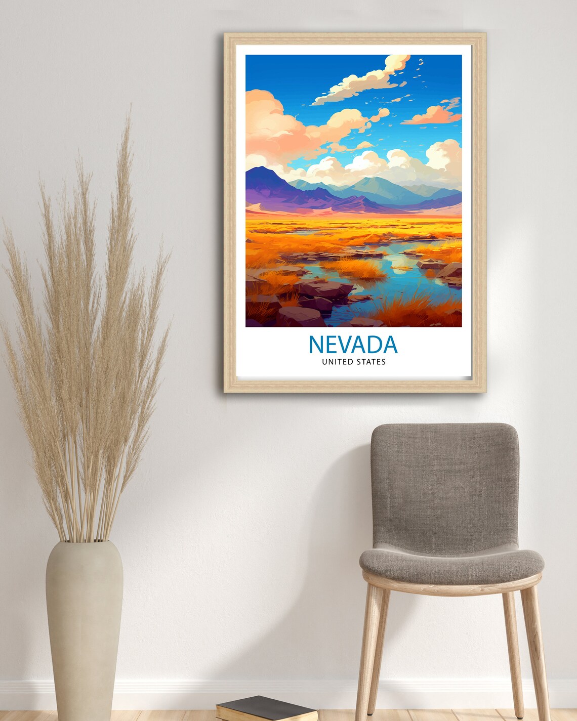 Nevada US Travel Poster, American Southwest Decor - Image 3
