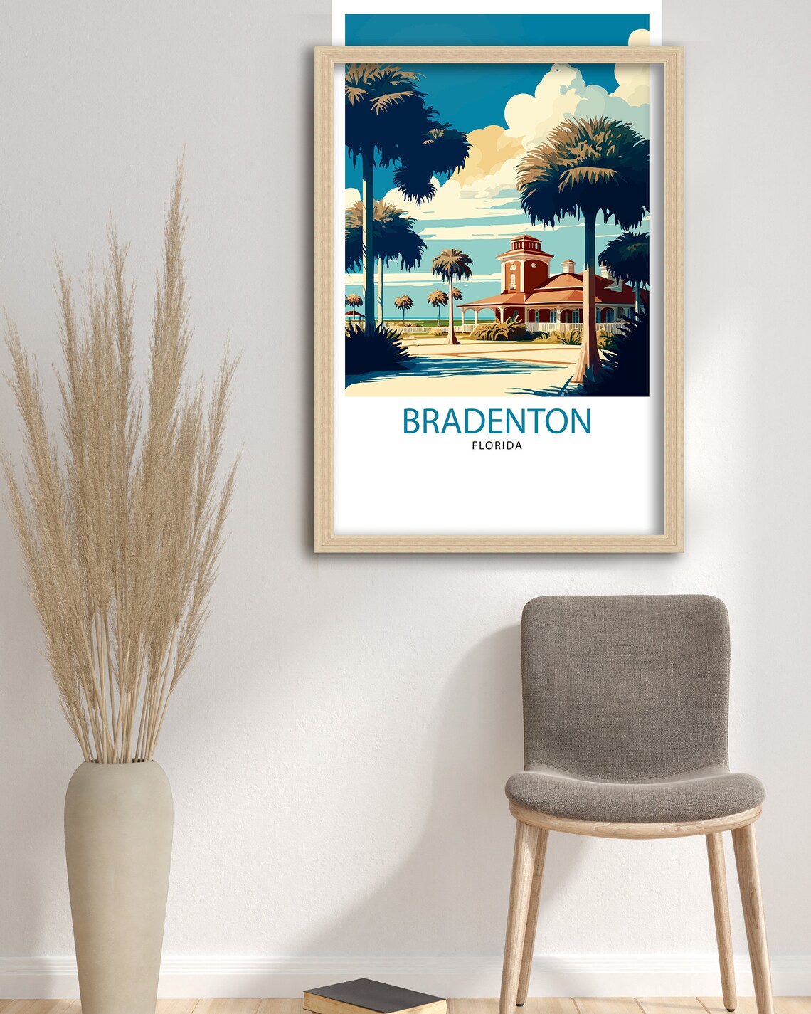 Bradenton Florida Travel Poster, Florida Wall Decor - Image 3