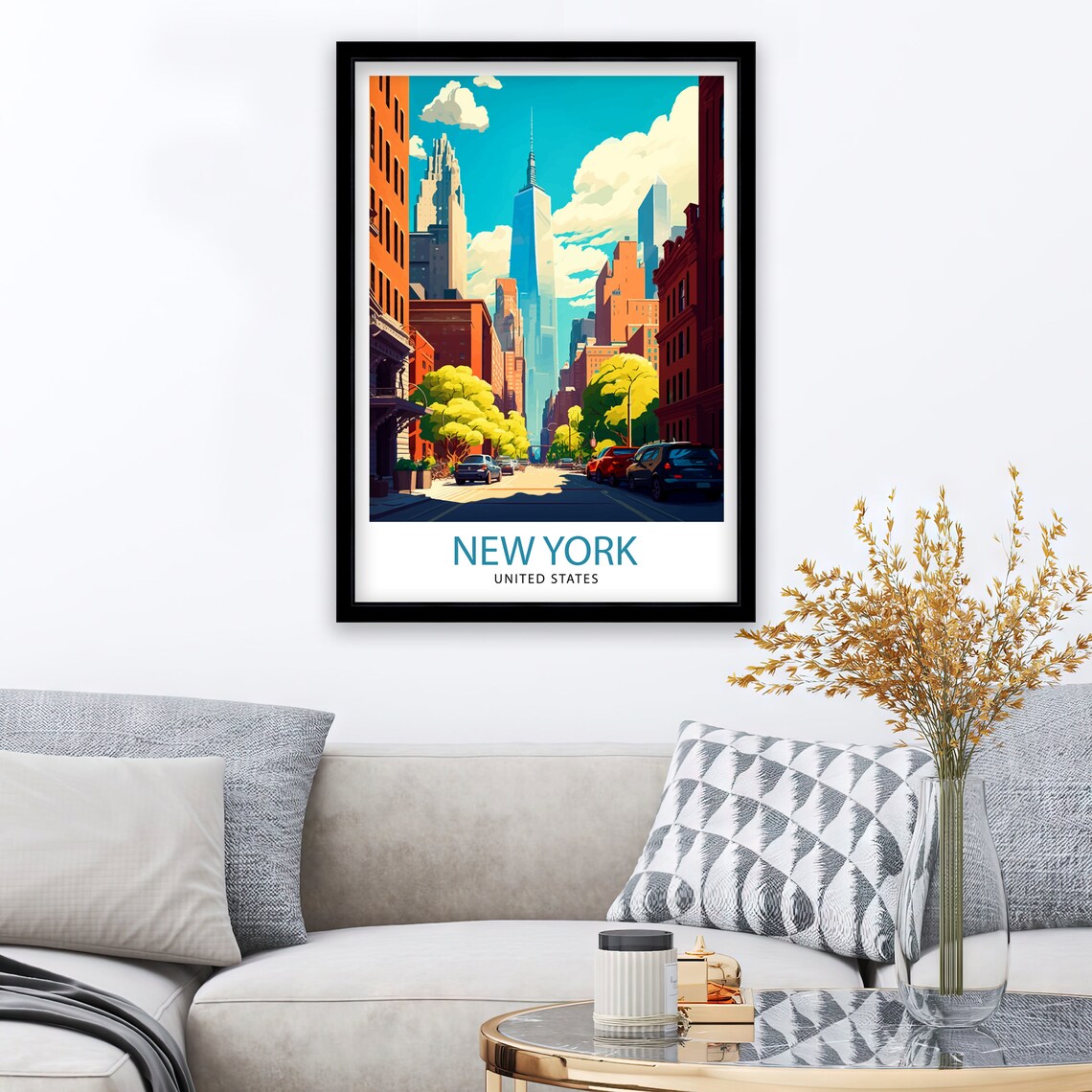 New York City Travel Poster, NYC Illustration - Image 2