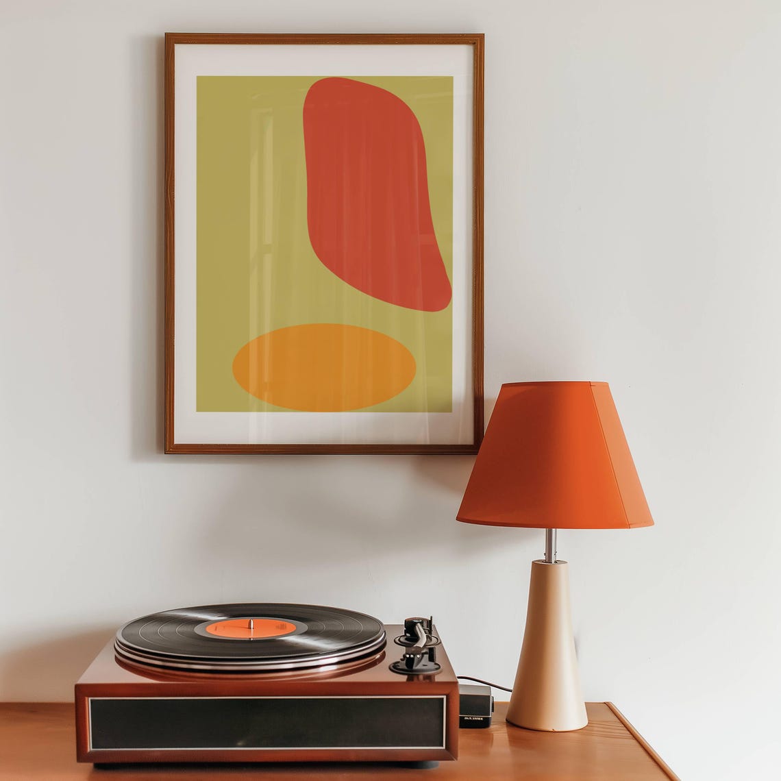 Abstract Minimalist Geometric Art Print - Image 2