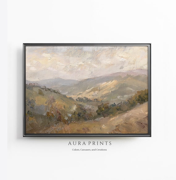 Autumn Rustic Countryside Wall Art Vintage Country Landscape Gift 0895