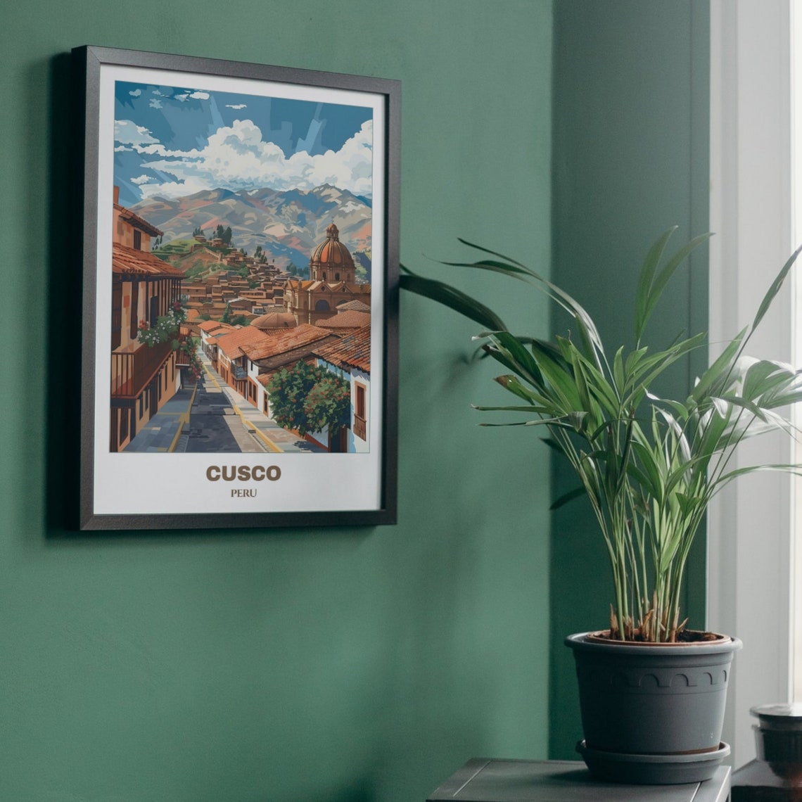 Cusco Travel Poster Peru Travel Poster Cusco Painting Print Wall Art Cusco Home Decor Peru Print Cusco Illustration - Image 5