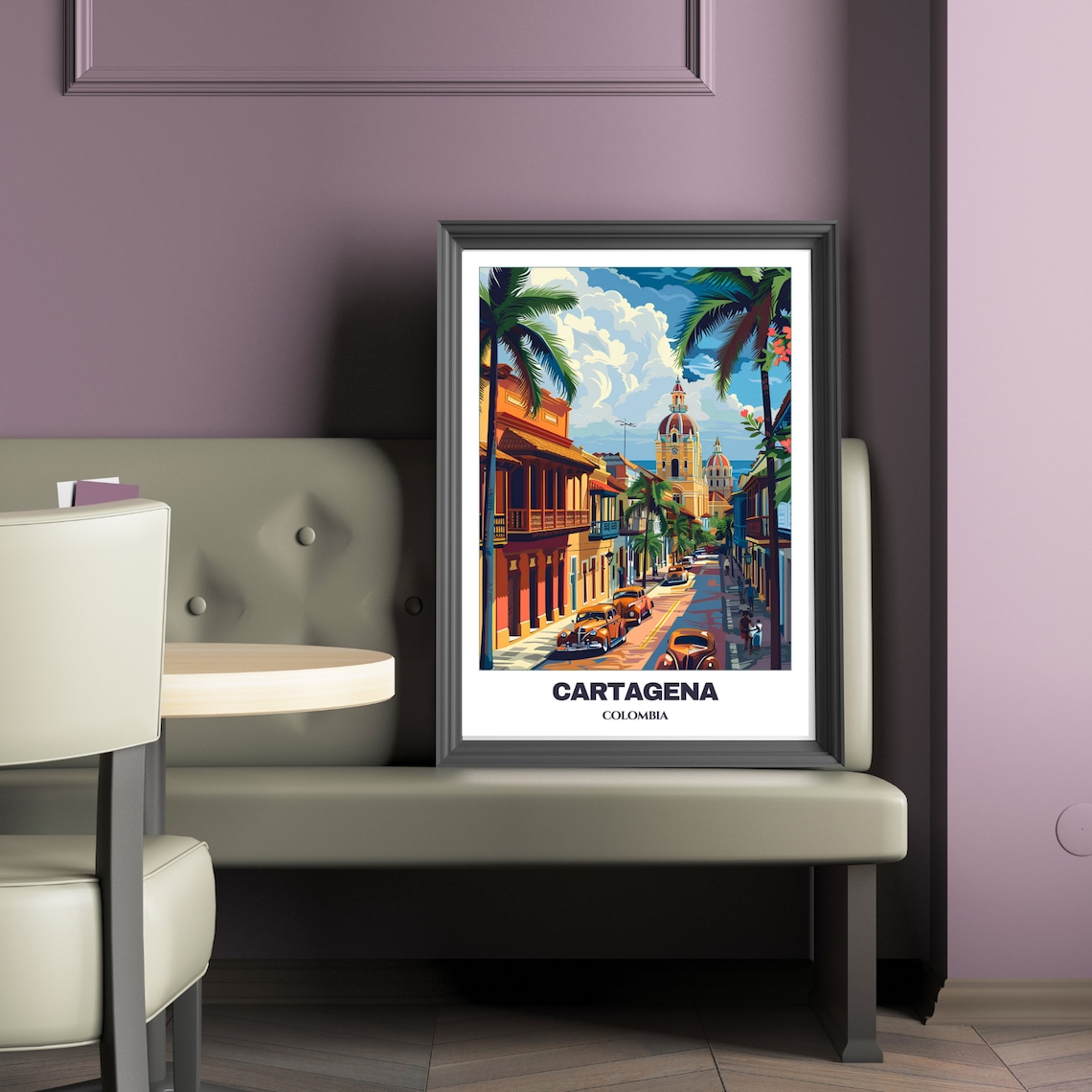 Cartagena Travel Poster, Colombia Travel Poster Art - Image 2
