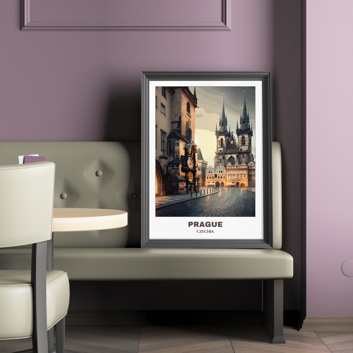 Prague Travel Print, Czech Republic City Poster - Image 2