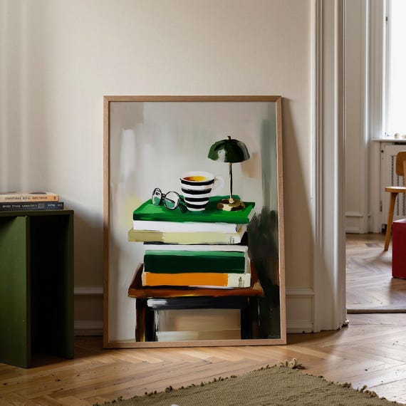Bookish Wall Art, Reading Nook Decor