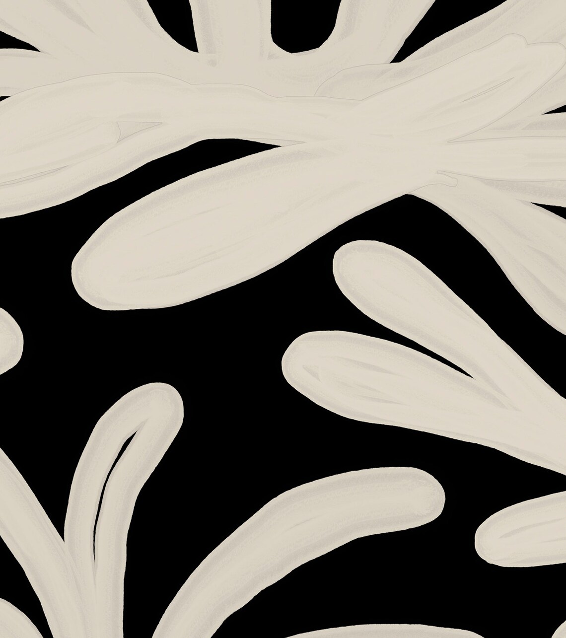 Black and White Modern Artwork Retro Art Print - Image 3