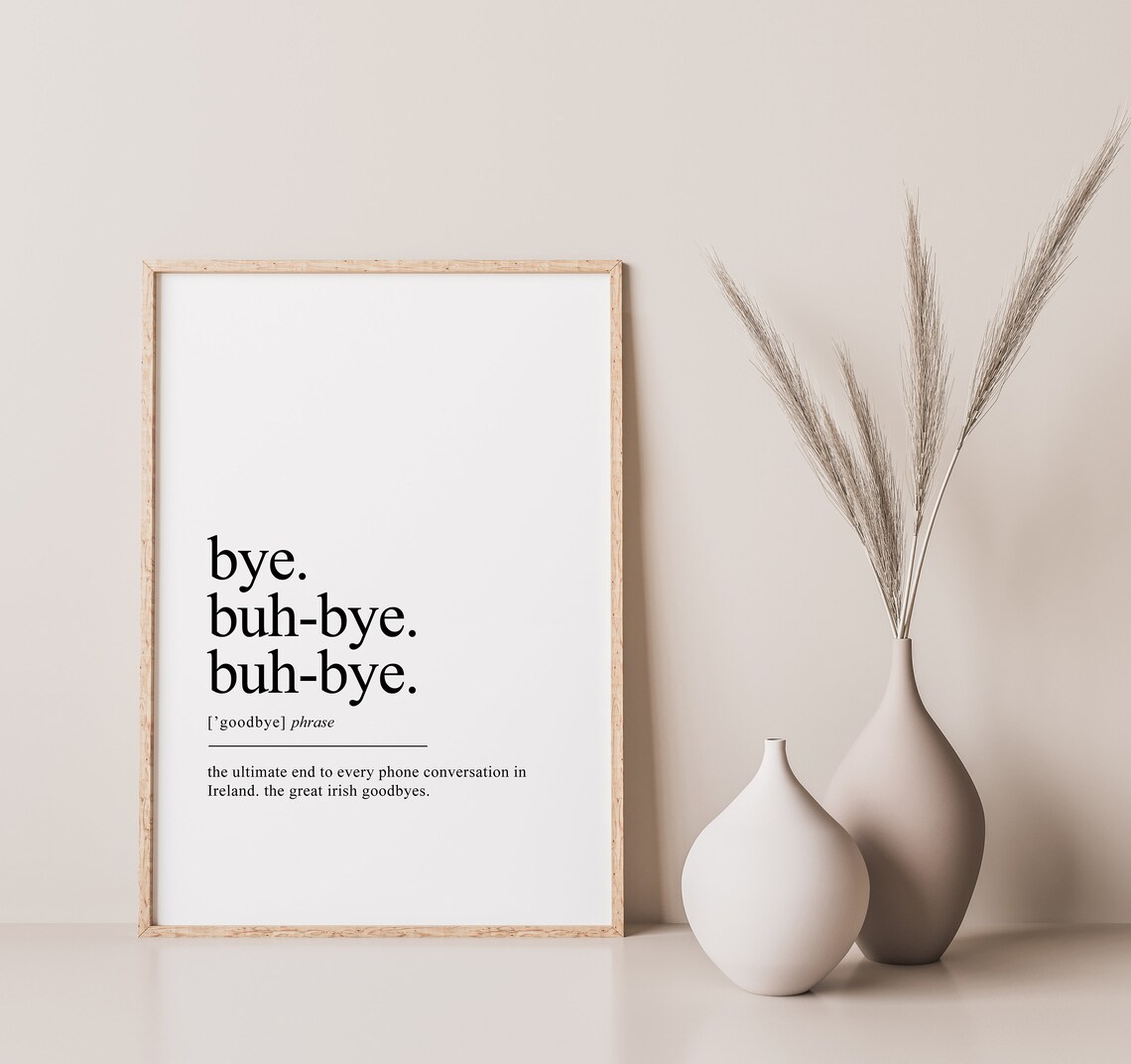 Funny Irish Dictionary Definition Quotes Poster - Image 2