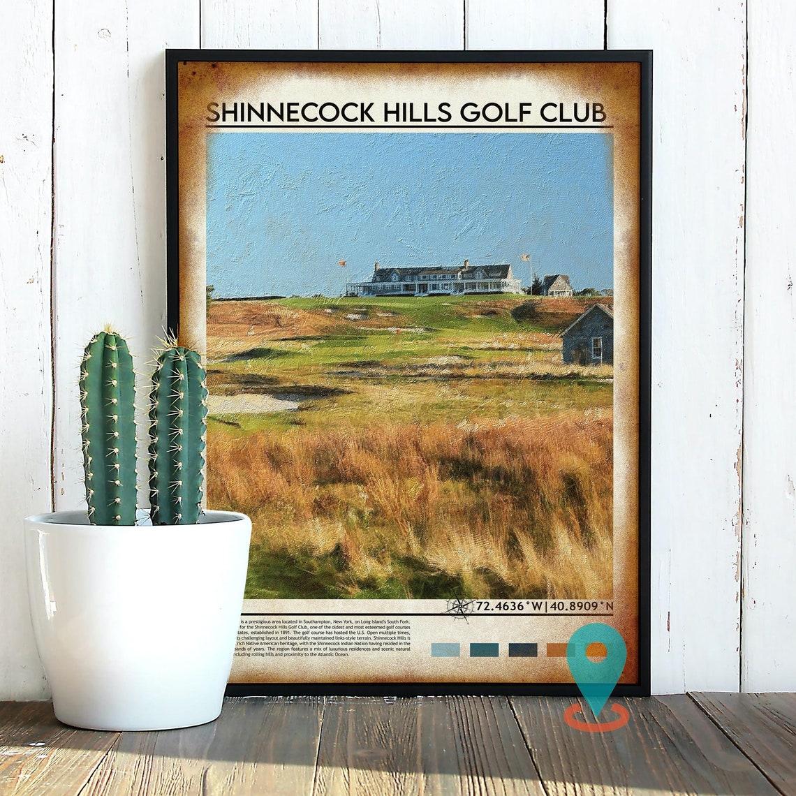 Shinnecock Hills Golf Club Print Shinnecock Hills Golf Club Wall Art Shinnecock Hills Golf Club Poster Shinnecock Hills Golf Club Photo - Image 2