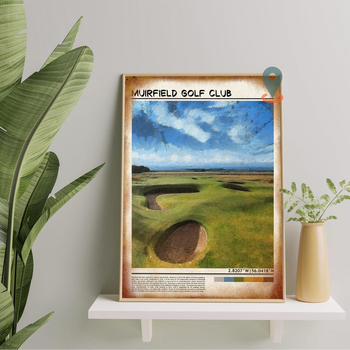 Muirfield Village Golf Club Muirfield Village Print Muirfield Village Poster Muirfield Village Wall Art Muirfield Village Art Print Golf - Image 5
