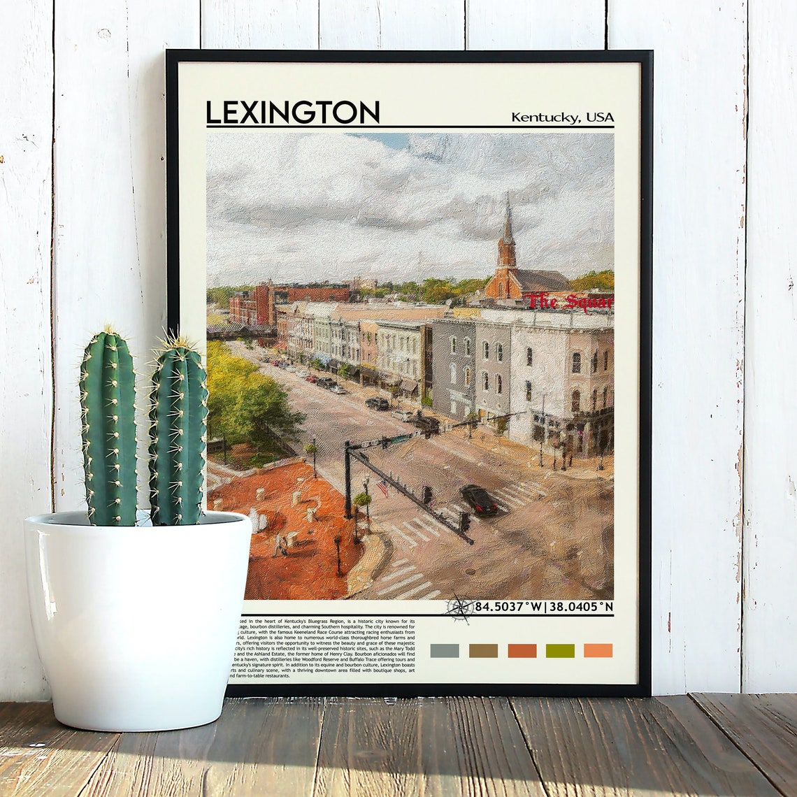Lexington Print Lexington Poster Lexington Wall Art Lexington Travel Lexington Art Print Lexington Artwork Lexington Photo Kentucky - Image 2