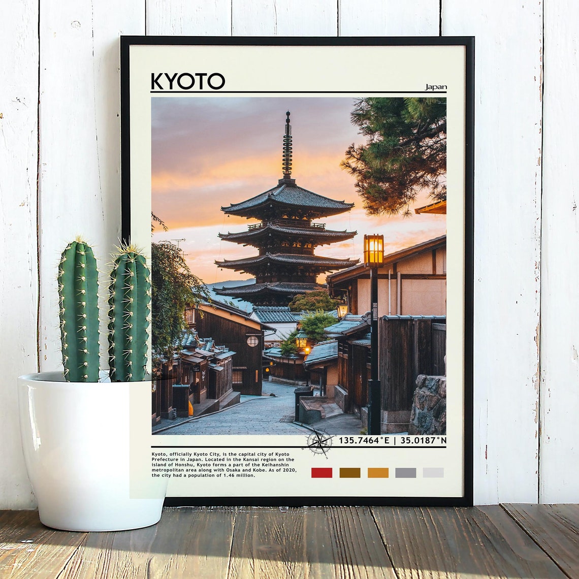 Kyoto Print Vintage Poster Kyoto Wall Art Kyoto Poster Kyoto Photo Kyoto Poster Print Kyoto Wall Decor Japan - Image 3